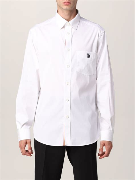 burberry shirt weiß|Burberry shirts for men uk.